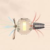 Bear Pilot Retro Airplane Car Air Freshener Personalised Air Outlet Vent Accessories (Yellow) - Image 6