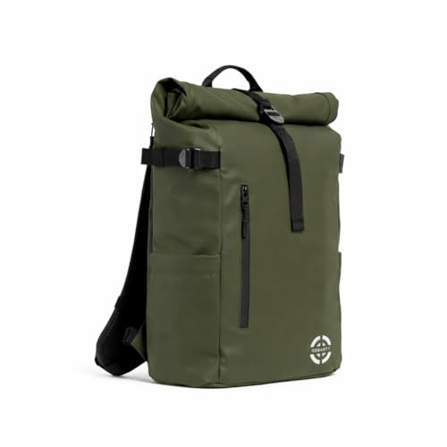 Mochila Roll Top Verde Impermeable Enrollable Expandible 20 25l, Para Hombre Y Mujer, Estilo Urbano, Ligera, Bolsillo Para Ordenador Portátil, Cinta Trolley, Ideal Para Viaje, Universidad Y Trabajo Mochila Roll Top Verde Impermeable Enrollable Expandible 20 25l, Para Hombre Y Mujer, Estilo Urbano, Ligera, Bolsillo Para Ordenador Portátil, Cinta Trolley, Ideal Para Viaje, Universidad Y Trabajo