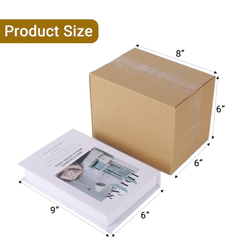 Image of zmybcpack 40 pack 8x6x6 inch Cardboard Box Mailers, Corrugated Shipping Box | Cardboard Boxes for Packaging Small Business, Mailing, Packing and Storage