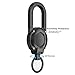Eupterosaur Heavy Duty Carabiner Keychain with AirTag Holder,Alloy Car Fob keychain with AirTag Holder,Sturdy Scratch-Resistant Key Holder with AirTag Case, for Apple AirTag, Keys,Badges