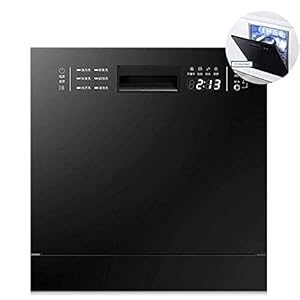 Ingebouwde Vaatwasser Voor Keuken, 6 Programma’S Met Aanraakscherm, Drogen Energiebesparend Kinderslot, Roestvrijstalen Vrijstaande Vaatwasser