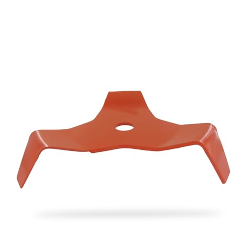 OZAKI - Lame 3 Dents Débroussailleuse - Spéciale Mulching - Largeur de Coupe : 300 mm - Epaisseur 4 mm - Alésage - 25,4 mm