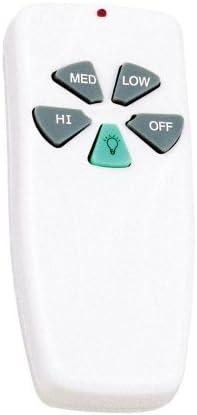 Litex RC-103 RC-103 Universal Ceiling Fan Remote Control, White