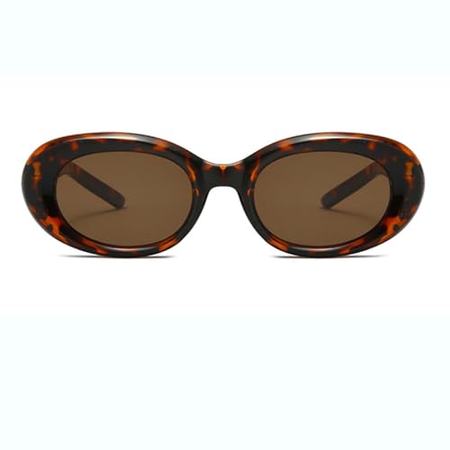 Retro Oval Sunglasses for Women Men, 90s Vintage Small Face UV400 Protection Tiny Sun Glasses2