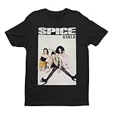 2Bhip Spice Girls T Shirt for Men & Women Group Photo Black Graphic Crew Neck, Short Sleeve Tee - Music Tshirt