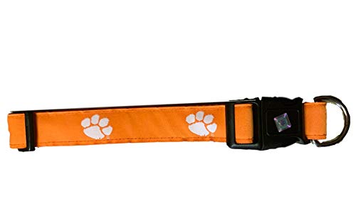 The Clemson Dog Collar 12 Moonshine USA Clemson Tigers Pet Dog Collar (Small)