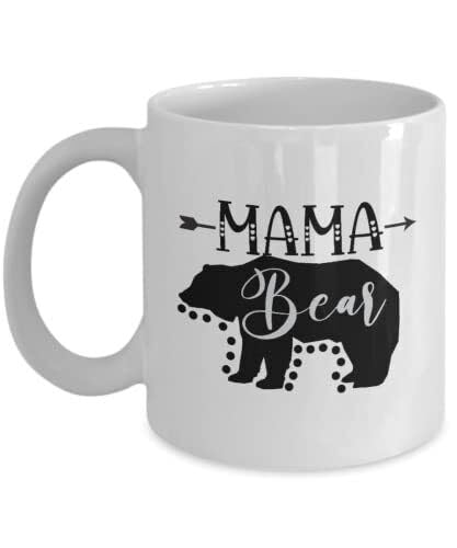 Mama Bear Mug, Mama Bear Coffee Cup, Mama Bear Present for Women Printed Coffee and Tea Ceramic Mug- 320 ML Ceramic Coffee Mug 7153