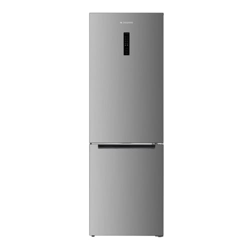 Aspes Frigorífico Combi Inox 2 Puertas. AC185607ENFDX, Capacidad 402 Litros, No Frost, Motor Inverter, Bajo Nivel Sonoro, Puerta Reversible, Apertura Tipo Uñero, Clasificación Energética E