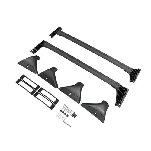 Barres de toit transversales noires pour Nissan Rogue et X-Trail 2021-2025