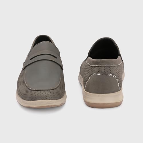 Image of Centrino Commute Loafers for Man | Shoes for Men Stylish | Casual Slip-On Lightweight Moccasins | Cushioned Insole | Comfortable Hand-Stitched Design | Mens Loafer Shoes for Office & Daily Travel Wear (8101)