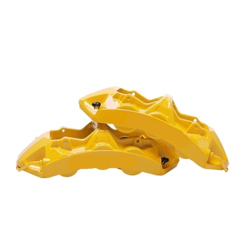 DOQUAMNEX Brake Caliper Brake Caliper Kit 6 Piston 378x32mm Rotor Fit for Golf 7 MK7 MK7GTI MK7R 2012-2021 19in Front Wheel Car Calipers(Yellow Caliper only)