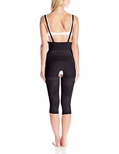 Image of Annette Women's Below The Knee Compression Shapewear - High-Waisted Butt lifting Garment - Two Side Zipper & Removable Strap