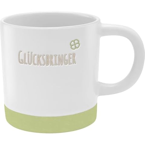 GRUSS & CO Tasse mit Gravur "Glücksbringer"