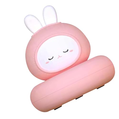 Lámpara de noche bebé con diseño de conejo recargable miniatura 5
