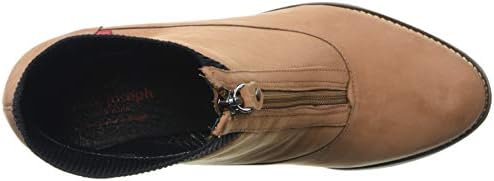 Marc Joseph New York Women's Genuine Leather Luxury Ankle Boot with Elastic Detail, Cognac Nubuck, 5.5 M US | Image 4