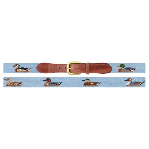 Smathers & Branson Duck Decoys Needlepoint Belt2