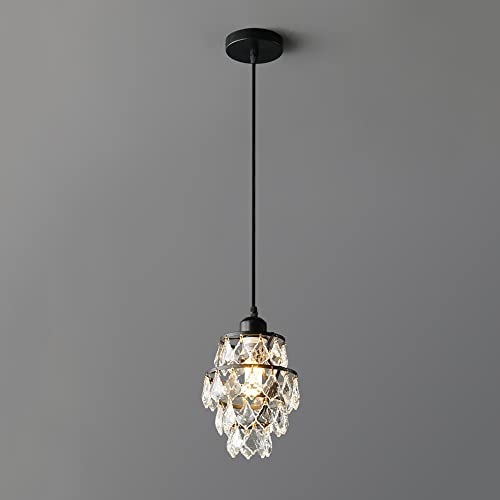 Chandelier américain en cristal réglable pour hauts plafonds