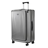 Equipaje de mano de alta calidad, marco de aluminio de apertura superior de 29 pulgadas, aprobado por aerolíneas, ABS + PC, maletas rígidas con ruedas silenciosas, bloqueo TSA, bolsillo frontal y