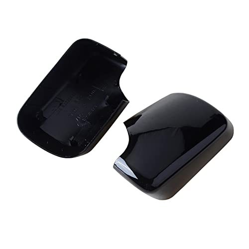 Couvre miroir de rétroviseur noir haute finition pour BMW Série 5 E39