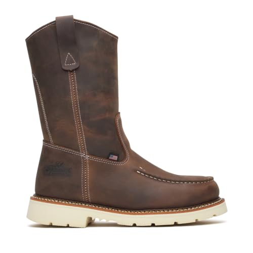 Thorogood American Heritage - 11" Moc Toe Boot for Men, Industrial & Construction, Durable Leather, Slip and Oil-Resistant2