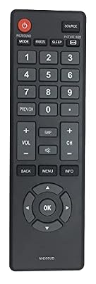 Universal Remote Compatible for Emerson NH310UP LF320EM4F LF391EM4F LF320EM5F LF501EM5F LC391EM4 LE290EM4F TV Remote Control
