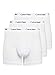 Produktbild Calvin Klein 3P Trunk Herren Boxershorts (3er Pack), Weiß (100), L