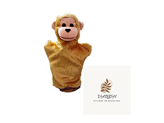 VARUSH Wild Animals & Birds Storytelling Hand Puppets/Hand Puppets for Kid's Learning Playing (Monkey) - Image 6 thumbnail