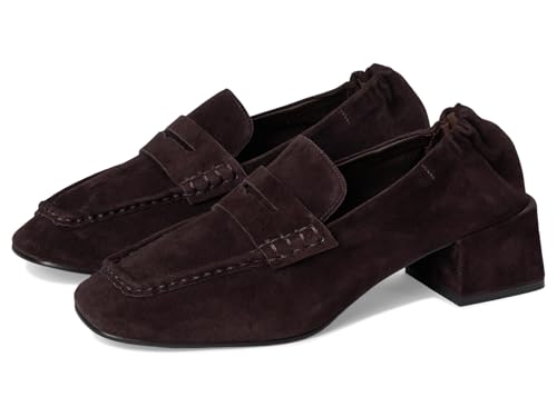 Steve Madden Women's Estee Loafer, Brown Suede, 8