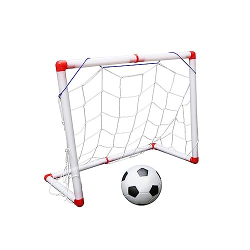 Toddmomy 56cm Mini Football Goal Toy for Boys and Girls Soccer Gate Net Sports Toy Inflator Easy Assembly