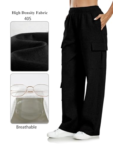 Inno 28" 31" 34" 36" Womens Cargo Sweatpants Y2K Casual Baggy Wide Leg Pants Cotton Jogger Fashion 2025 Trendy4