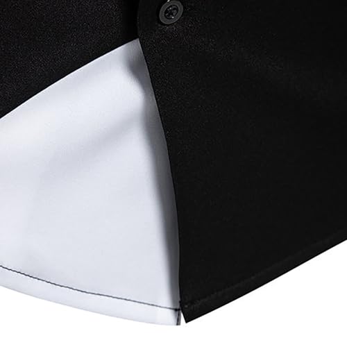 Chemise homme travail et bureau à manches longues style patchwork
