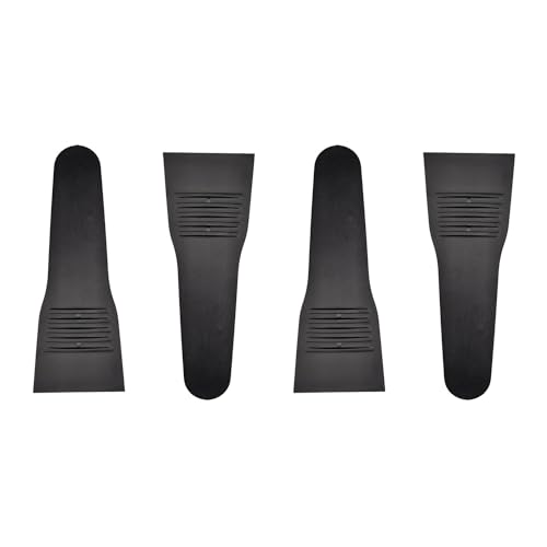 Raclette Spatula for Non-Stick Pans | Kitchen Tools & Gadgets - Great Bakeware for Cooking,Oven Scraper Tool,Adhesive Remover for Glue Residue Labels (Set of 4)