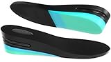 SOL3 Original Height Increase Insoles - Men’s Adjustable 3-Level Shoe Lifts, 2.36