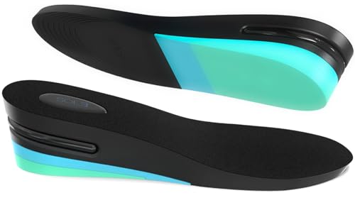 SOL3 Original Height Increase Insoles - Men’s Adjustable 3-Level Shoe Lifts, 2.36
