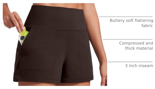 Image of CRZ YOGA Butterlift Linerless Shorts 3 inch | High Waisted, Buttery Soft, Comfy, Yoga, Casual, Pockets, for Women