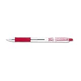 Pilot EasyTouch Retractable Ball Point Pens, Medium Point, Red Ink, Dozen Box (32222)