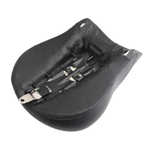 Asiento de motocicleta con sillín trasero suave de alta absorción para Softail 6