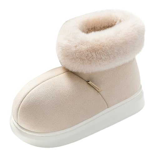 Chausson couple assortis et bottines fourrees femme pour l'hiver