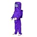 Waslary Astronauten Kostüm Kinder Space Cosplay Jumpsuit mit Rucksack Maske Kinderkostüm Kinderkleider Rollenspiel für Kinder Halloween Cosplay Karneval Geburtstagsparty (Lila, M)