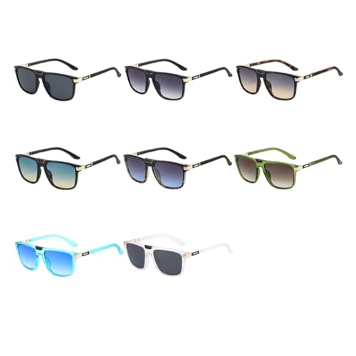 Lunettes de soleil rétro luxueuses avec rivets et dégradé chic - 2