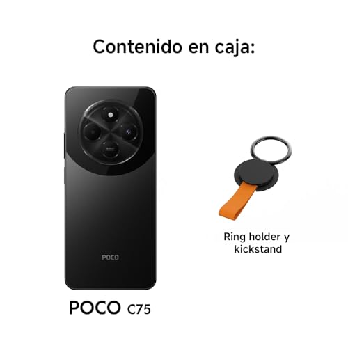 Xiaomi Poco C75 - Smartphone de 8+256GB, Pantalla inmersiva de 6.88” 120Hz, MediaTek Helio G81-Ultra, cámara Dual de 50MP IA, 5160 mAh, Carga rápida de 18W, NFC, Verde (Versión ES) - Imagen 5
