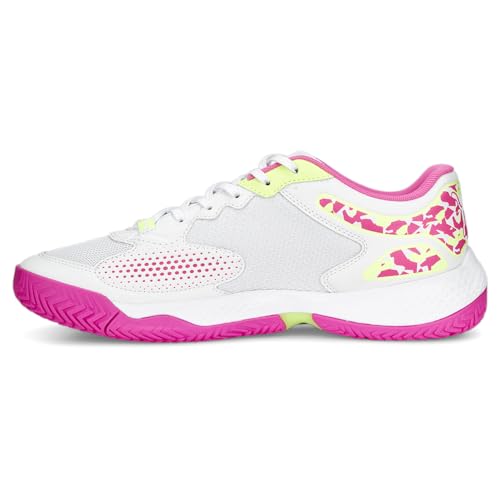PUMA Womens Solarcourt RCT Padel Tennis Sneakers Shoes - White - Size 10.5 M3