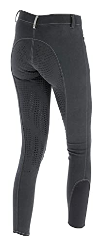 Covalliero 3221982 Reithose BasicPlus für Kinder Stone, Gr. 164, Stone