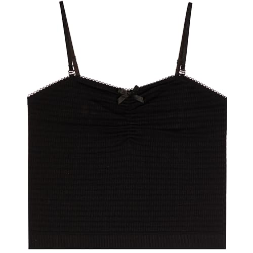 Girls Textured Cinched Cami Camisole Thin Strap (Ages 8-14 Years)4
