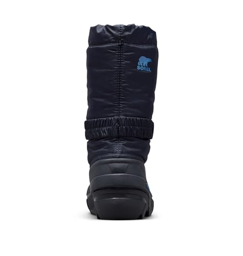 Sorel Youth Flurry Boot Schneestiefel, Collegiate Navy, Atmosphere, 35 EU