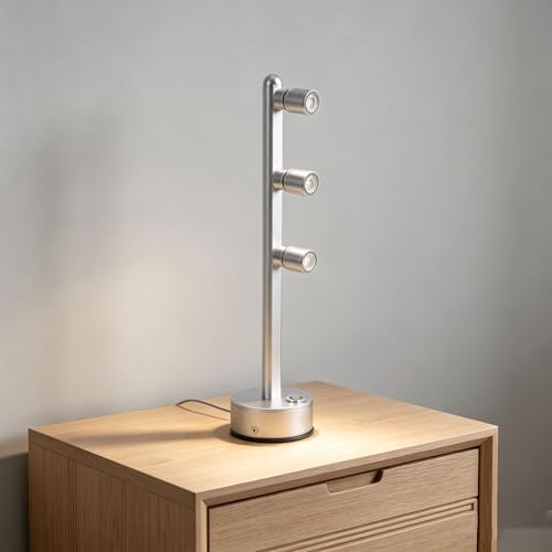 Foco LED recargable USB para escaparates de joyería con control táctil para exposiciones 7