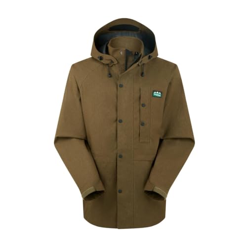 Ridgeline Mens Monsoon Light Jacket Teak - Lightweight waterproof, windproof and breathable jacket., 2.5-layer TPU construction with a durable water-repellent finish fully taped seams.