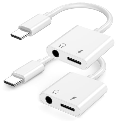 [Apple MFi�F��] iPhone 17 16 15 �w�b�h�z���A�_�v�^�[�AUSB Type C����3.5mm�w�b�h�z���W���b�N Aux �I�[�f�B�I�Ə[�d��A�_�v�^�[�X�v���b�^�[�h���O�� iPhone 17/17 Pro/17 Pro Max/Air