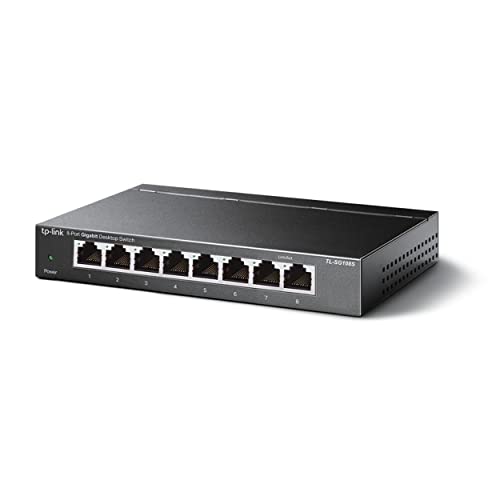 Image of TP-Link Deco X20(1-Pack) AX1800 Whole Home Mesh Wi-Fi System, Next-Gen Wi-Fi 6 & TL-SG108S 8-Port Desktop Gigabit Ethernet Switch /Hub, Ethernet Splitter, Plug & Play, no Configuration Required