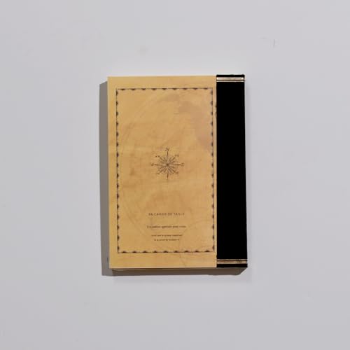 Image of PETAL & FLOW B6 Size Rough NoteBook 5 inch x 7 inch, 288 pages (144 sheets), Vintage Style (Travel)
